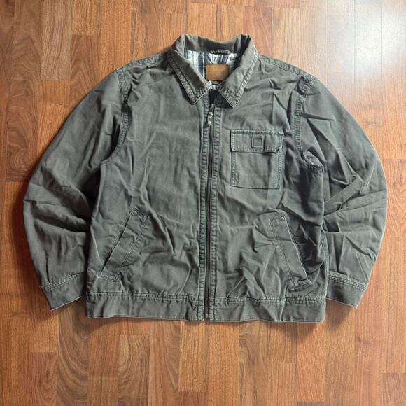 Y2K Olive Cherokee Zip Up Jacket - Picture 3 of 7